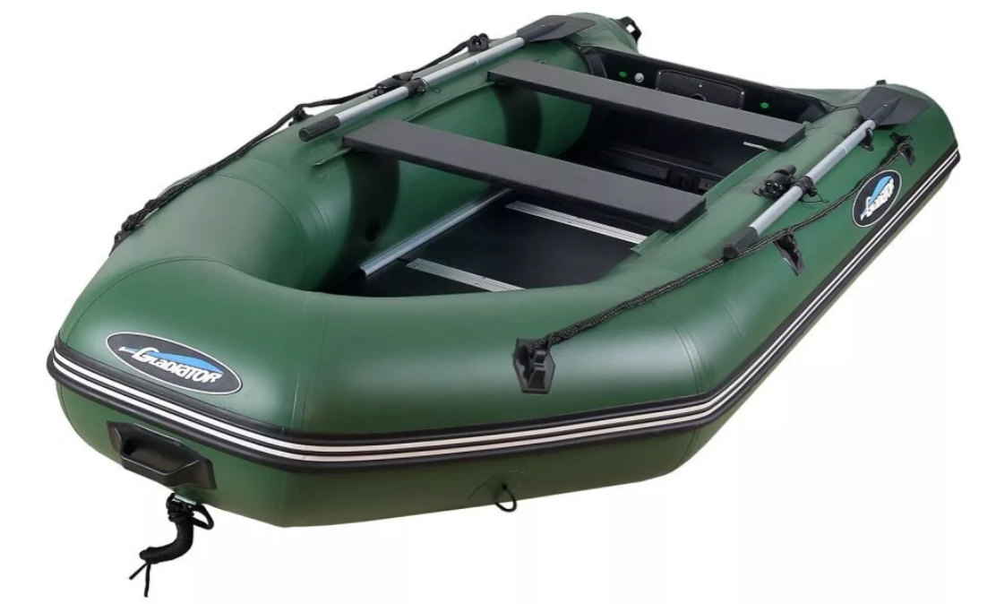 МОТОРНО-ГРЕБНАЯ ЛОДКА ПВХ GLADIATOR А 340 ТК С ФАНЕРНЫМ ПОЛОМ в Нижневартовске