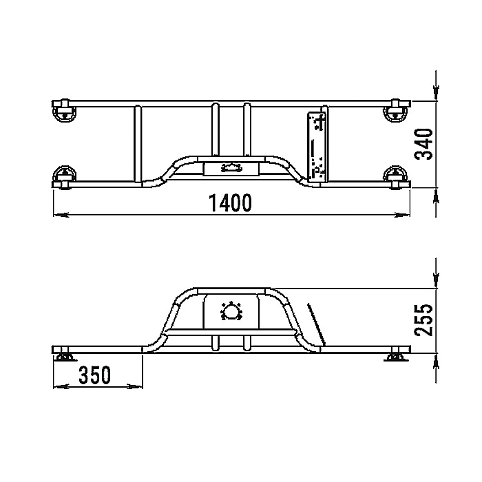 Стойка рулевая с бортовым креплением малая в Нижневартовске