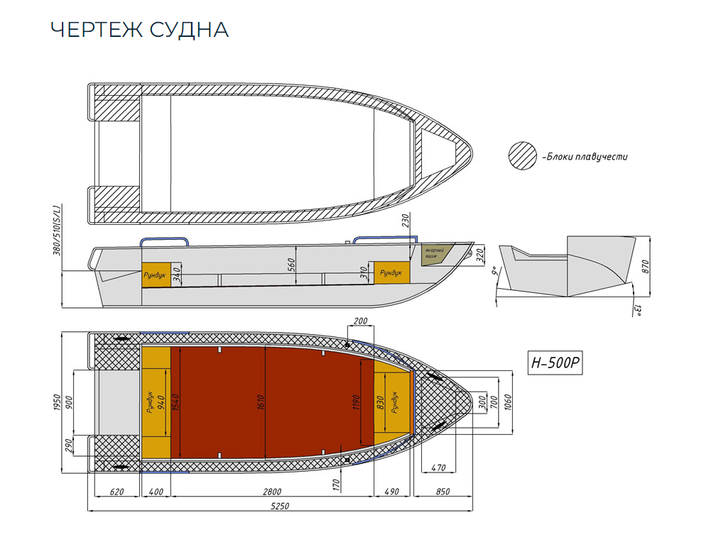 Алюминиевая лодка Неман-500 P в Нижневартовске