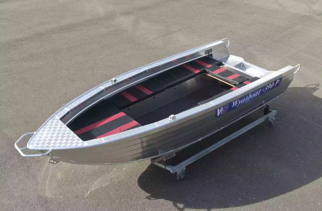 Алюминиевая лодка Wyatboat-390РМ увеличенный борт в Нижневартовске