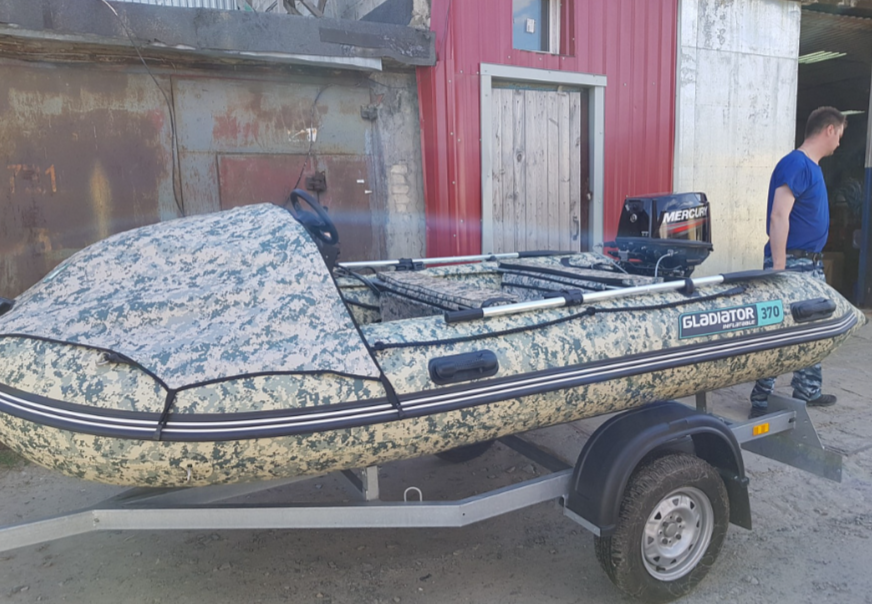 НАДУВНАЯ ЛОДКА GLADIATOR C370AL в Нижневартовске