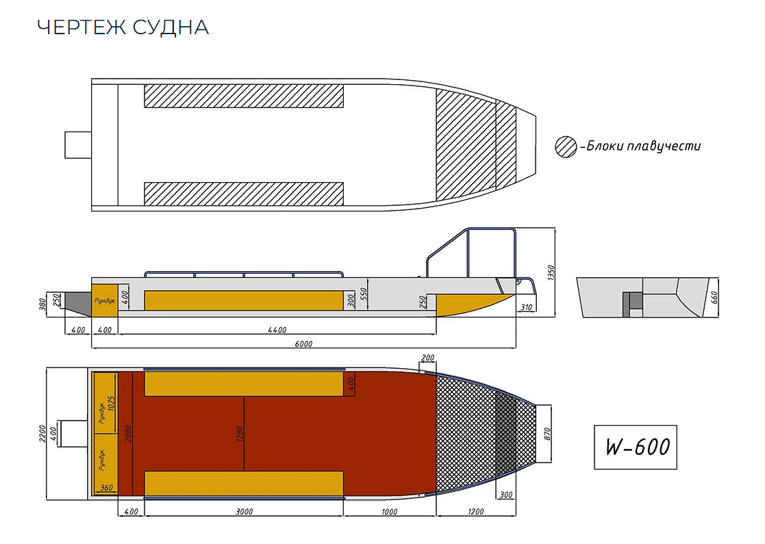 Алюминиевая лодка Wyatboat-600 в Нижневартовске