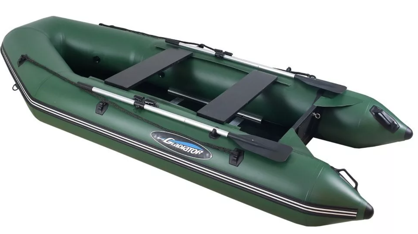МОТОРНО-ГРЕБНАЯ ЛОДКА ПВХ GLADIATOR A 320 ТК С ФАНЕРНЫМ ПОЛОМ в Нижневартовске