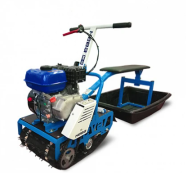 Мотобуксировщик НЕВА МС-1К с санями и сиденьем в Нижневартовске