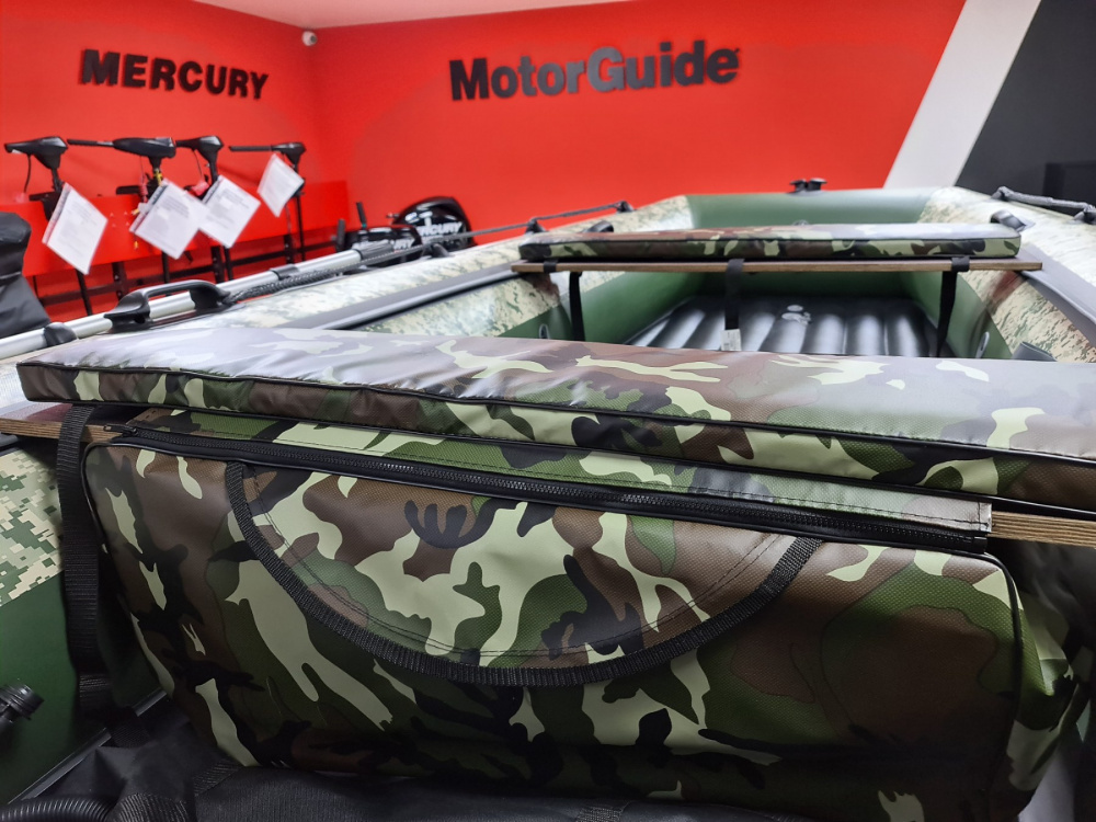 КОМПЛЕКТ МЯГКИХ НАКЛАДОК С СУМКОЙ ДЛЯ ЛОДОК 105Х20 КАМУФЛЯЖ в Нижневартовске