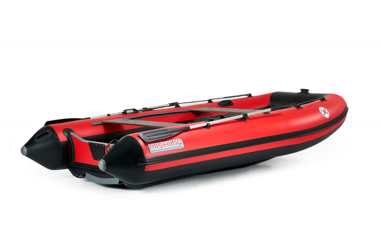 КОМПЛЕКТ ЛОДКА MISHIMO RAPID 380 + ЛОДОЧНЫЙ МОТОР MARLIN MP 9.9 (20) AMHS PROLINE FORCE в Нижневартовске