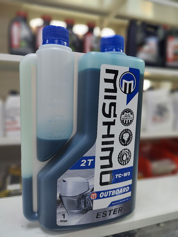 Масло MISHIMO 2T OUTBOARD (ESTER) полусинтетика 1 л в Нижневартовске