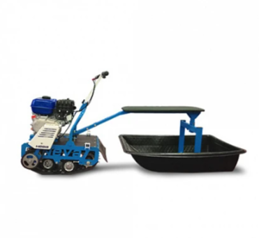 Мотобуксировщик НЕВА МС-1К с санями и сиденьем в Нижневартовске