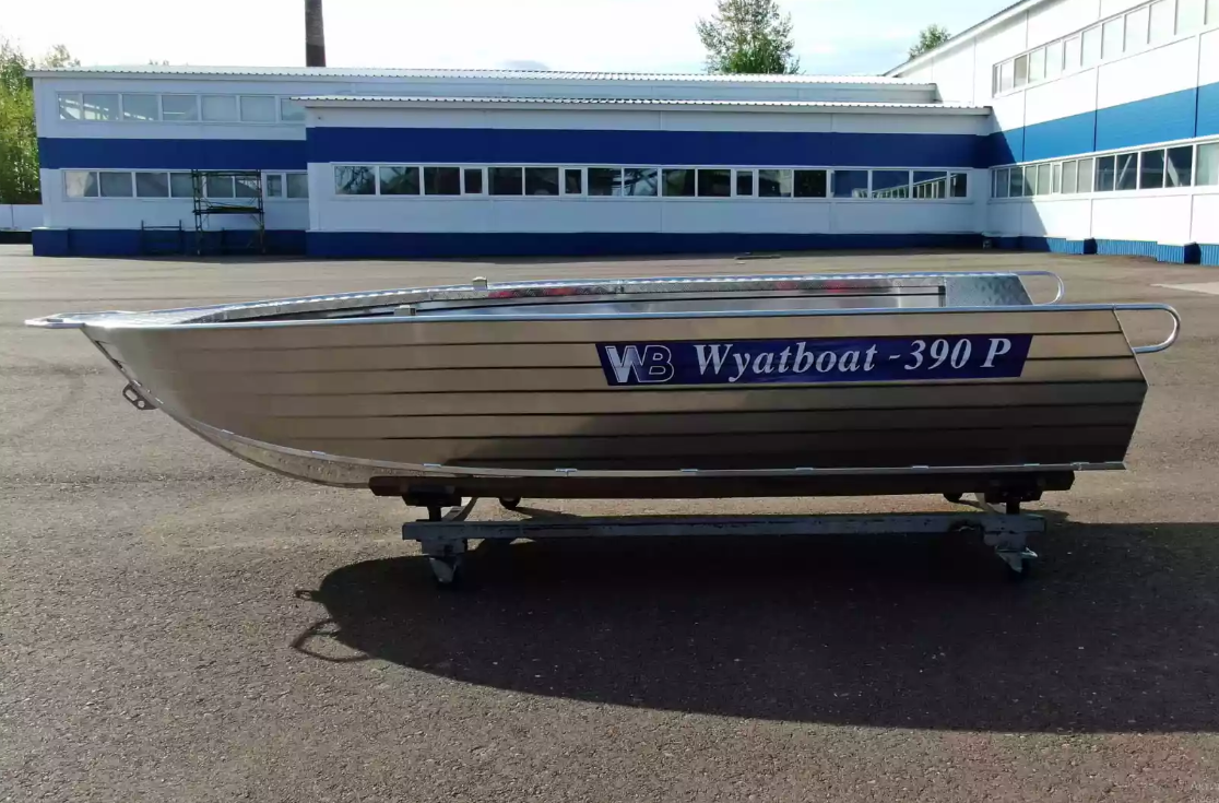 Алюминиевая лодка Wyatboat-390РМ увеличенный борт в Нижневартовске