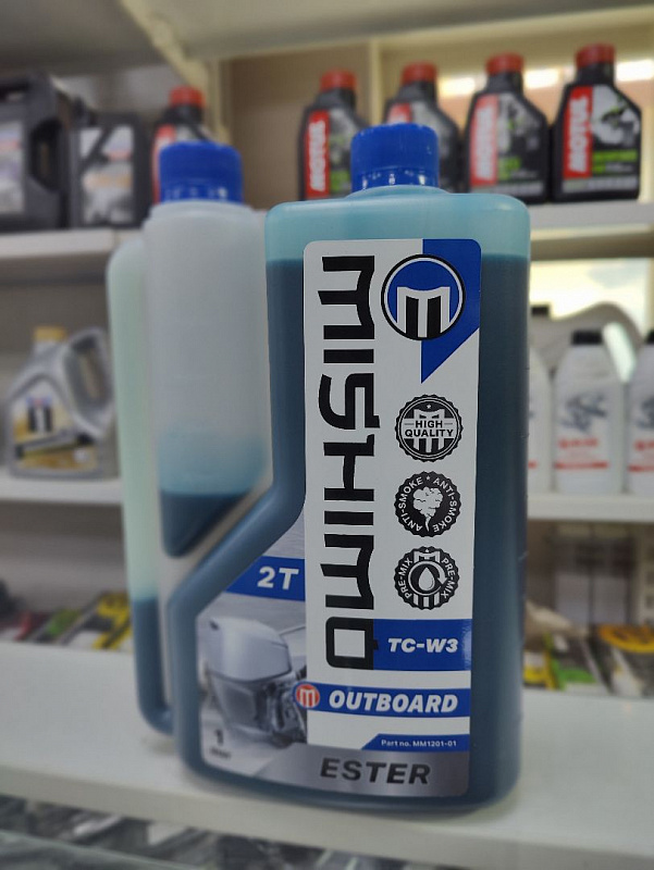 Масло MISHIMO 2T OUTBOARD (ESTER) полусинтетика 1 л в Нижневартовске