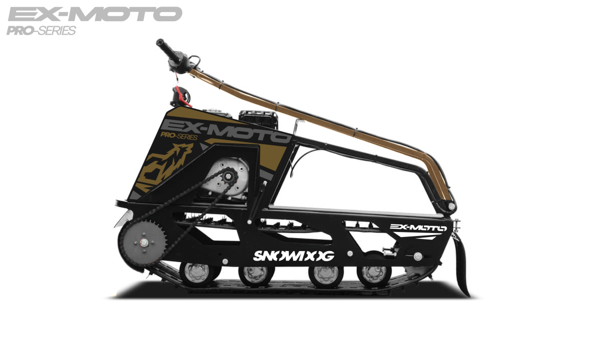 Мотобуксировщик EX-MOTO SNOWDOG S380 8л.с. в Нижневартовске