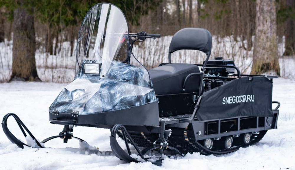 Миниснегоход Бурлак Егерь Экспедитор 17 л.с. , реверс, тормоз, капот белый в Нижневартовске