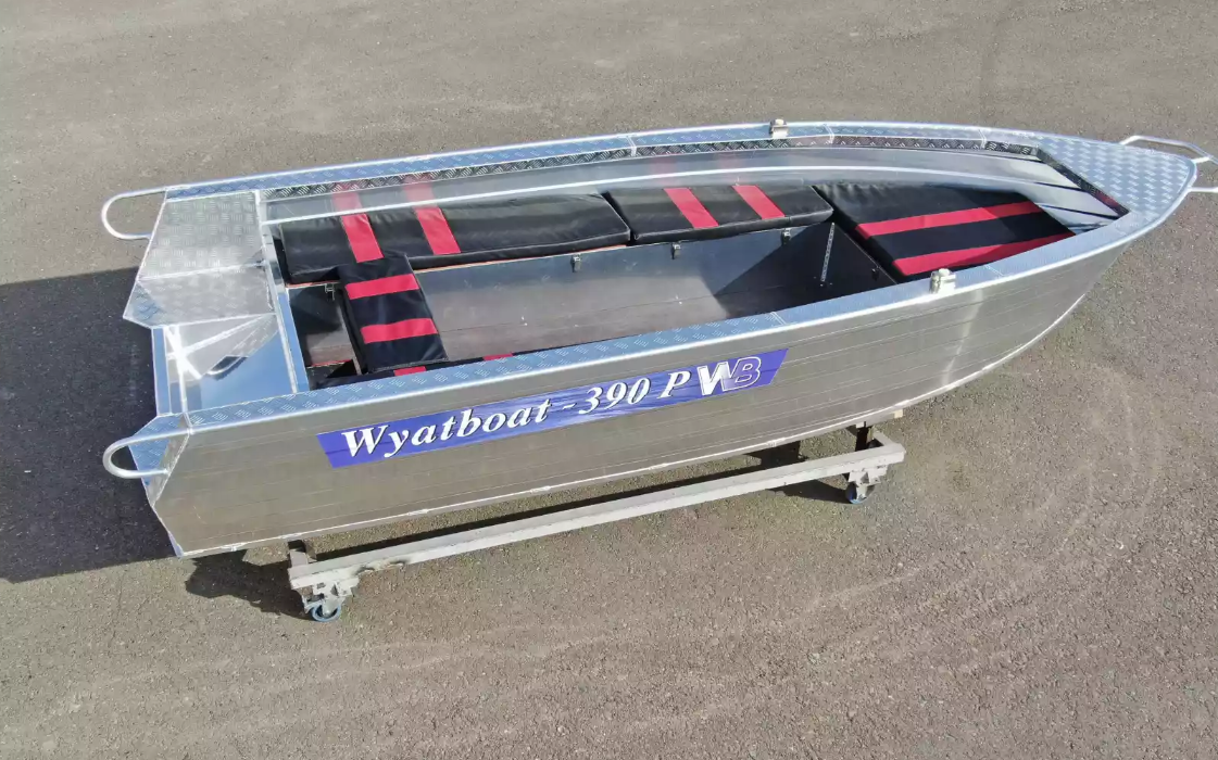 Алюминиевая лодка Wyatboat-390РМ увеличенный борт в Нижневартовске