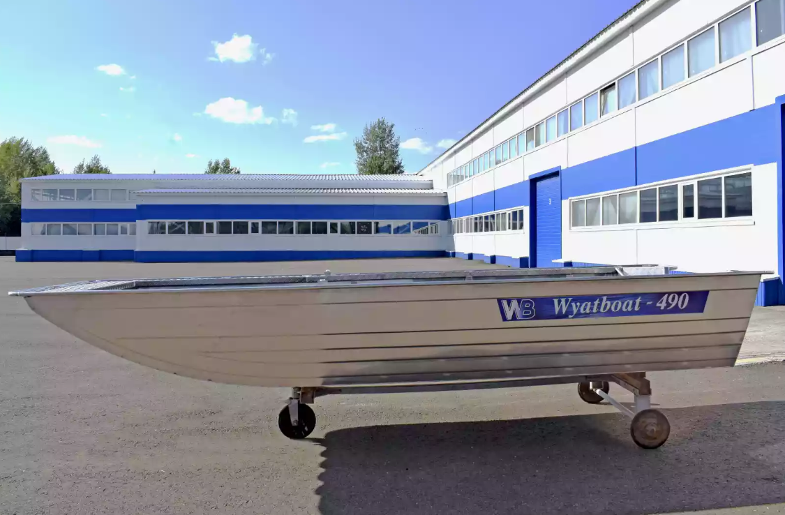 Алюминиевая лодка Wyatboat-490 Jonboat в Нижневартовске