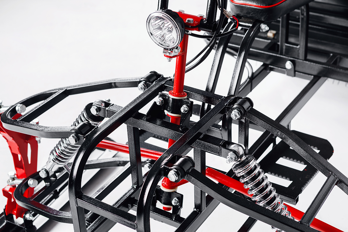 Лыжный модуль IKUDZO TERRAIN с подогревом ручек металлические лыжи в Нижневартовске