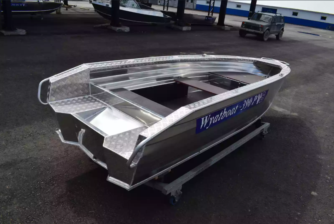 Алюминиевая лодка Wyatboat-390Р Увеличенный борт в Нижневартовске