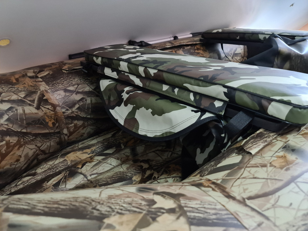 КОМПЛЕКТ МЯГКИХ НАКЛАДОК С СУМКОЙ ДЛЯ ЛОДОК 80Х20 КАМУФЛЯЖ в Нижневартовске