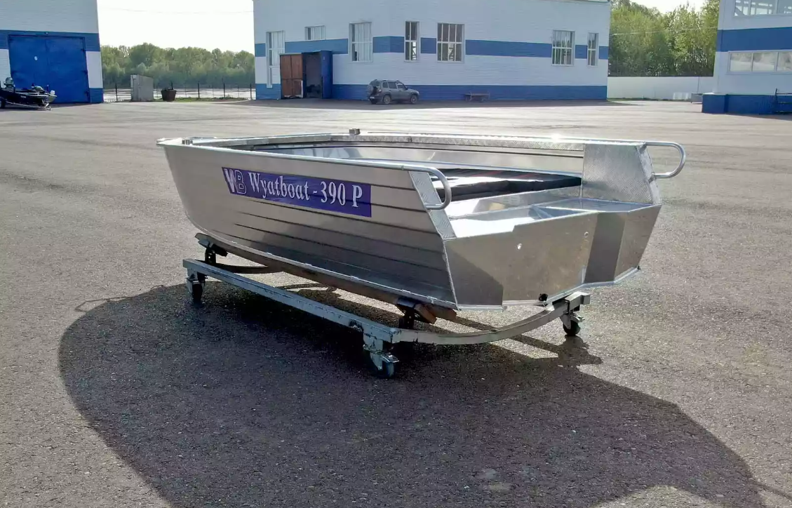 Алюминиевая лодка Wyatboat-390РМ увеличенный борт в Нижневартовске
