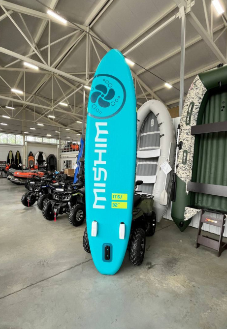SUP (САП) Доска MISHIMO PRO-MAX Light Teal 11’ (335см) в Нижневартовске