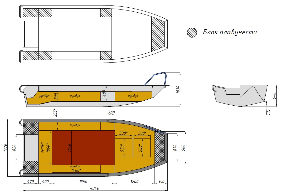 Алюминиевая лодка  Wyatboat-430 Master Fish в Нижневартовске