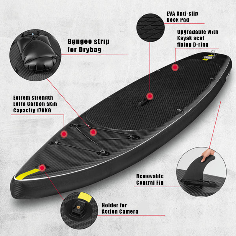 SUP (САП) ДОСКА MISHIMO CARBON DARKSIDE 11’ (335СМ) в Нижневартовске