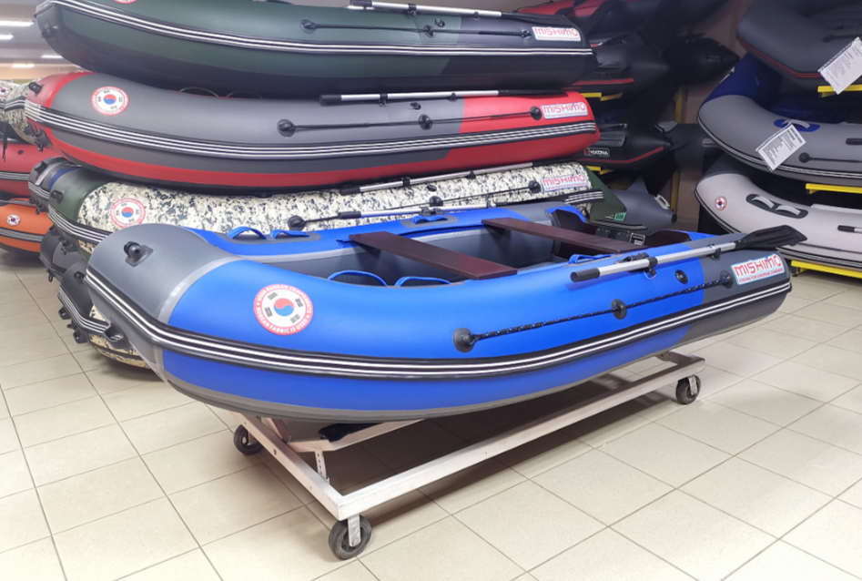 КОМПЛЕКТ Лодка MISHIMO PRO 350 + ЛОДОЧНЫЙ МОТОР MARLIN MP 9.9 (20) AMHS PRO в Нижневартовске