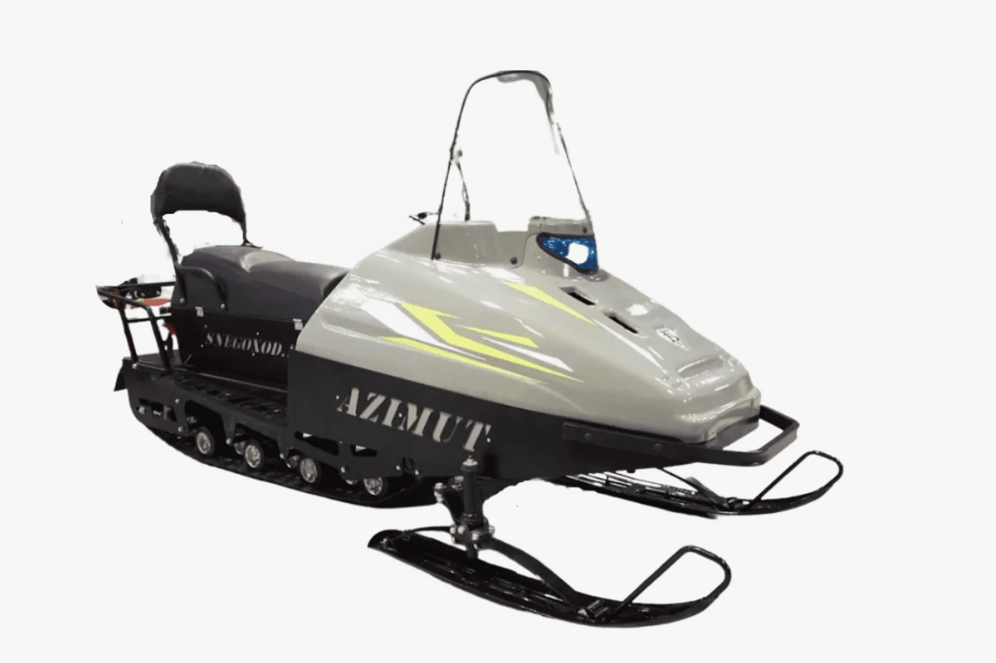 Миниснегоход Бурлак Азимут 20 л.с. , эл.запуск, реверс, тормоз гидравл, капот серый в Нижневартовске