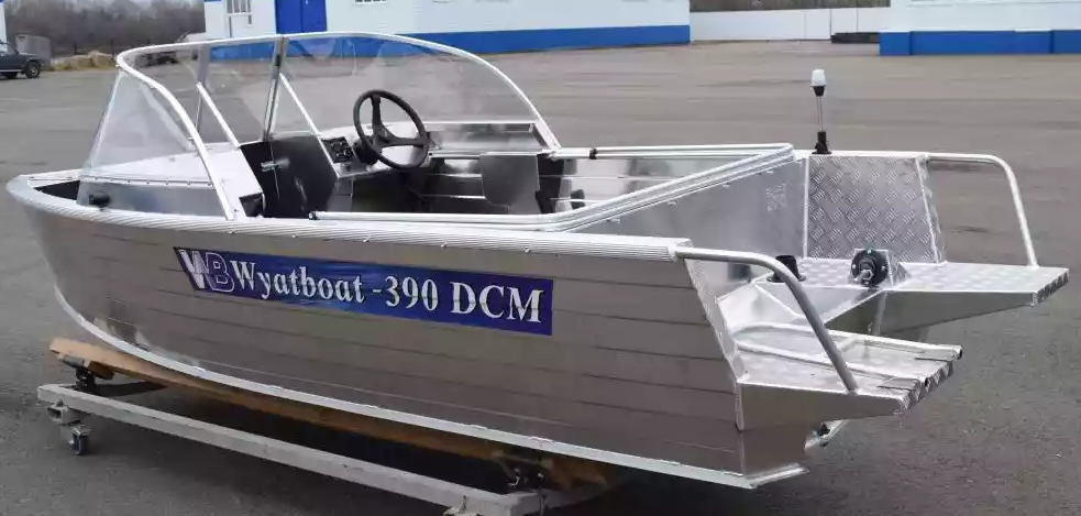 Алюминиевая лодка Wyatboat-390 DCM Увеличенный борт в Нижневартовске