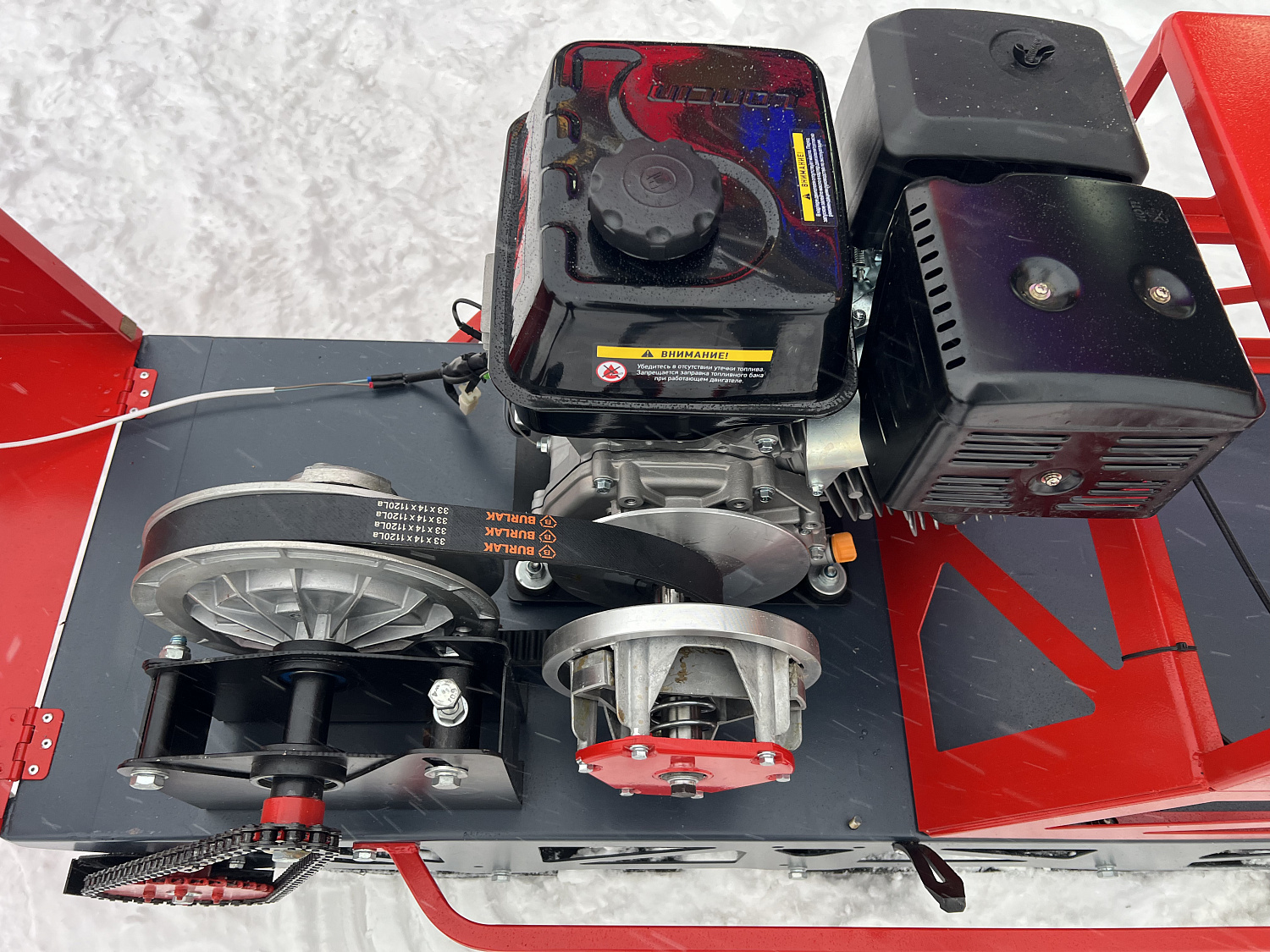 Мотобуксировщик EX-MOTO SNOWDOG S500 15л.с в Нижневартовске