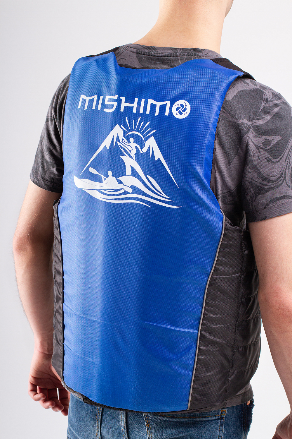Жилет спасательный MISHIMO PRO Премиум качества Черно-синий в Нижневартовске