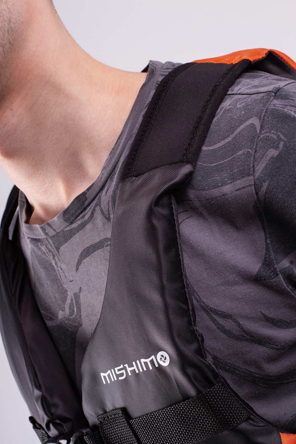 Жилет спасательный MISHIMO PRO Премиум качества Черно-оранжевый в Нижневартовске