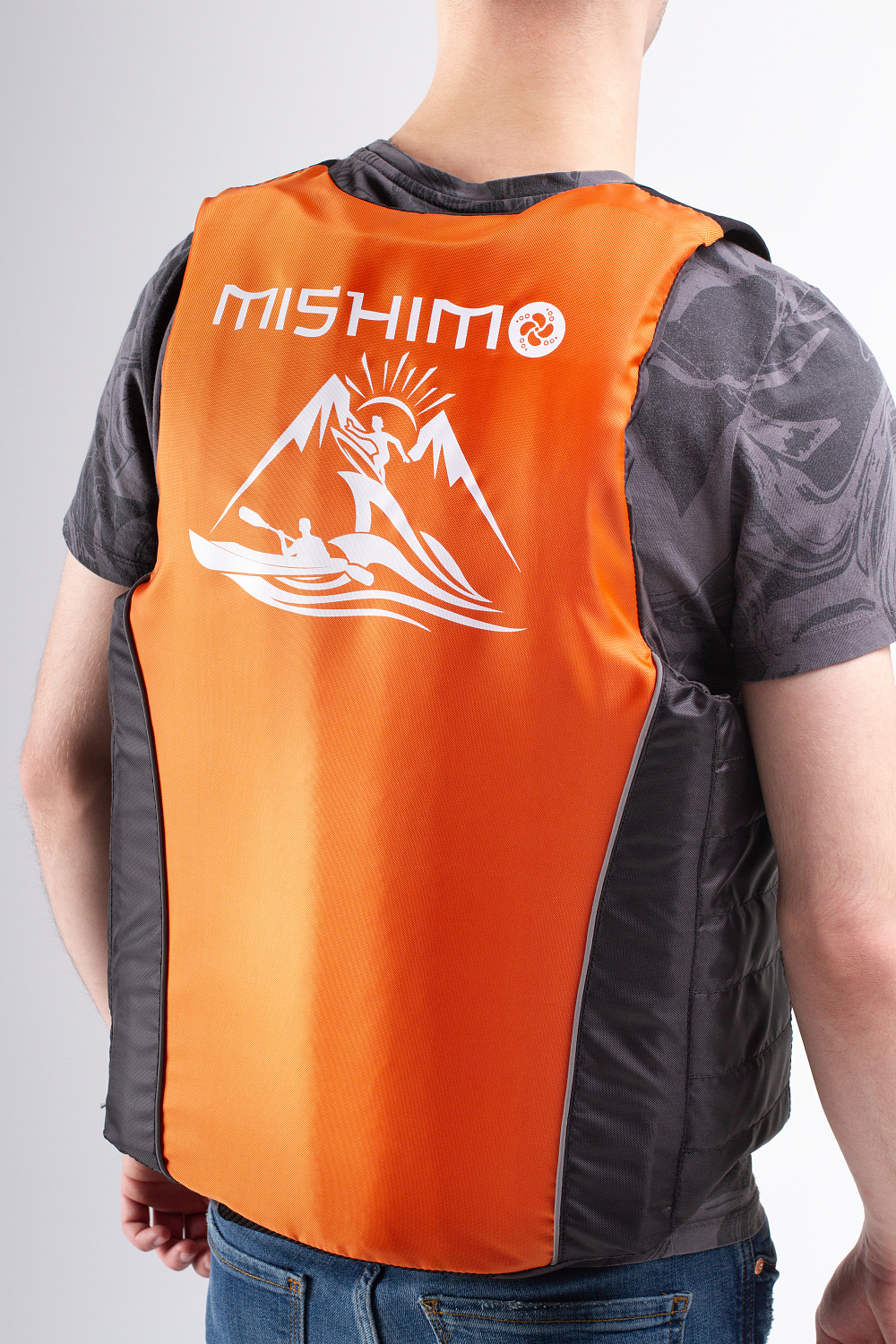 Жилет спасательный MISHIMO PRO Премиум качества Черно-оранжевый в Нижневартовске