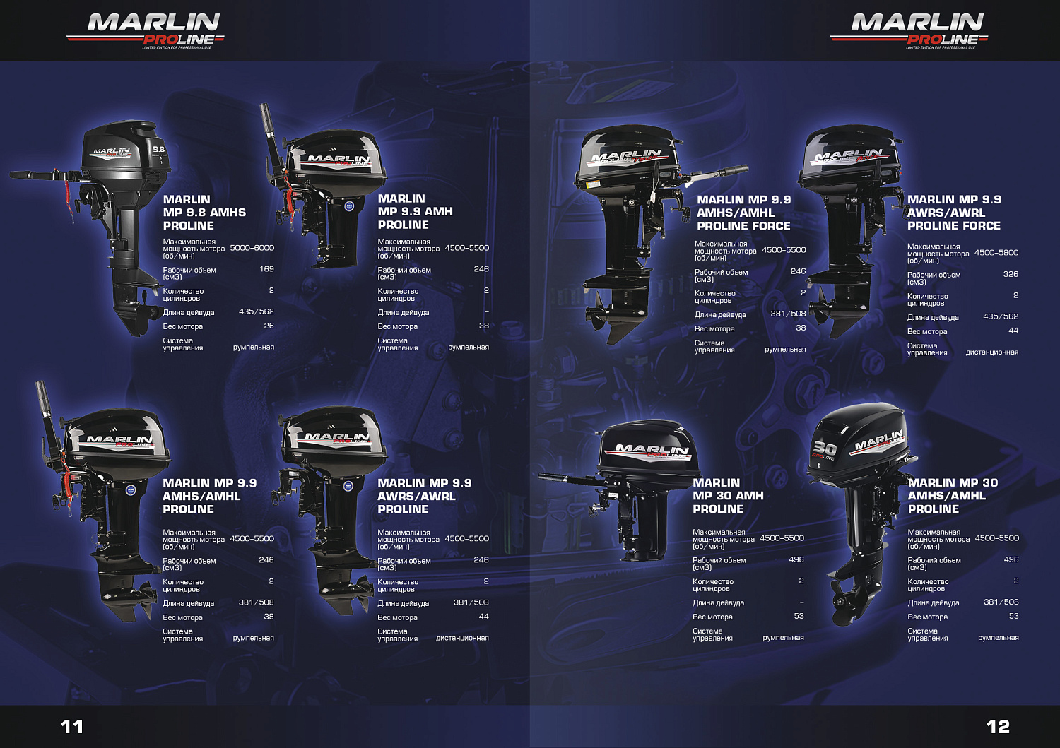 Лодочный мотор MARLIN PROLINE MP 50 AERTL в Нижневартовске